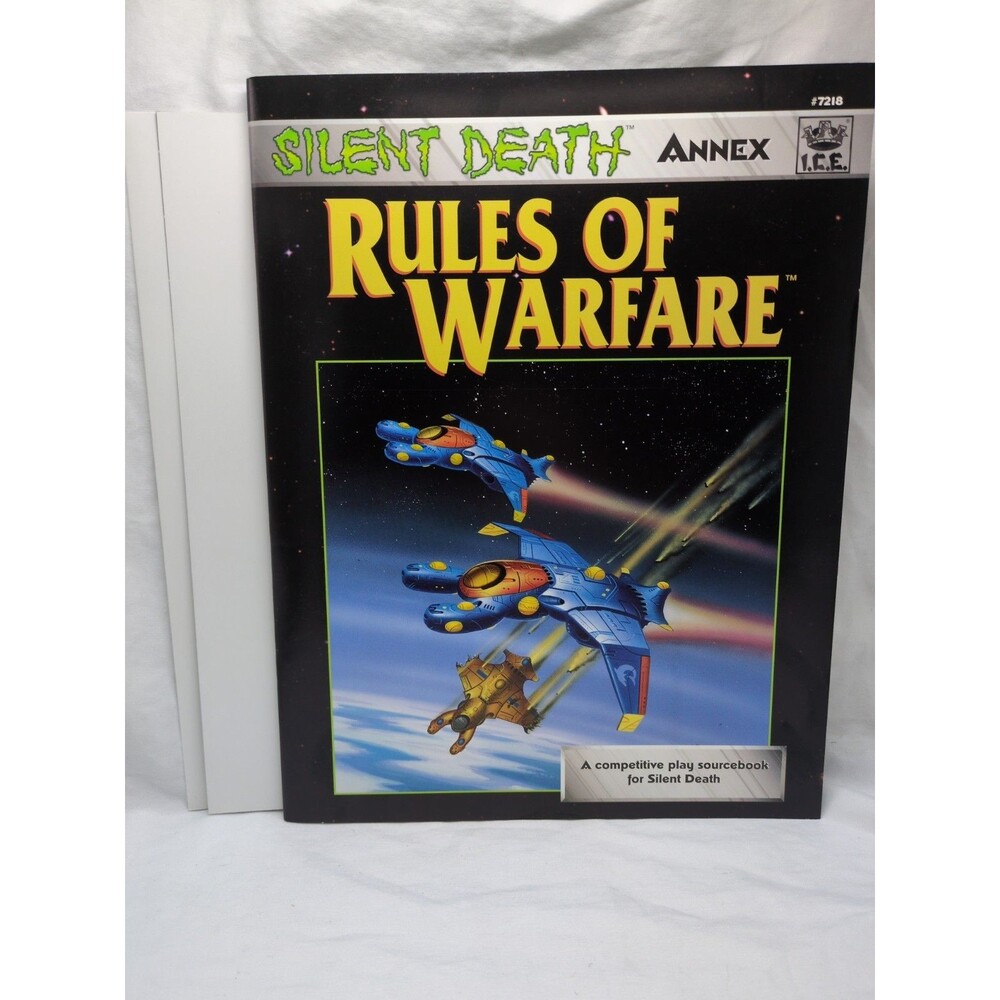 Silent Death Rules Of Warfare Competitive Play Sourcebook With Maps